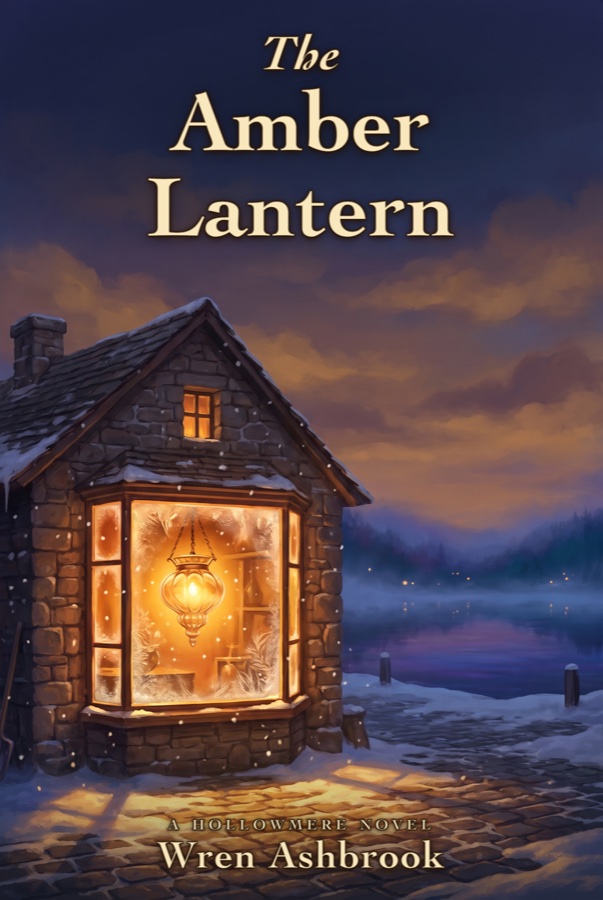 Book cover of The Amber Lantern by Wren Ashbrook